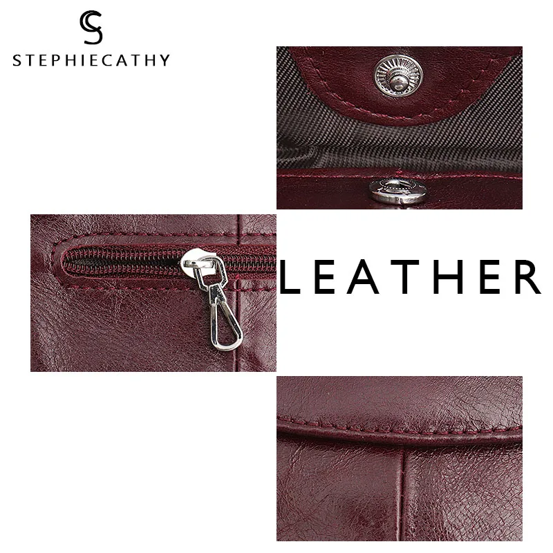 SC Women Real Leather Small Wallet Lady Mini Flap Bag Short Femal Coin Purse Girls Card Holder Key Chain Handbag | Багаж и сумки