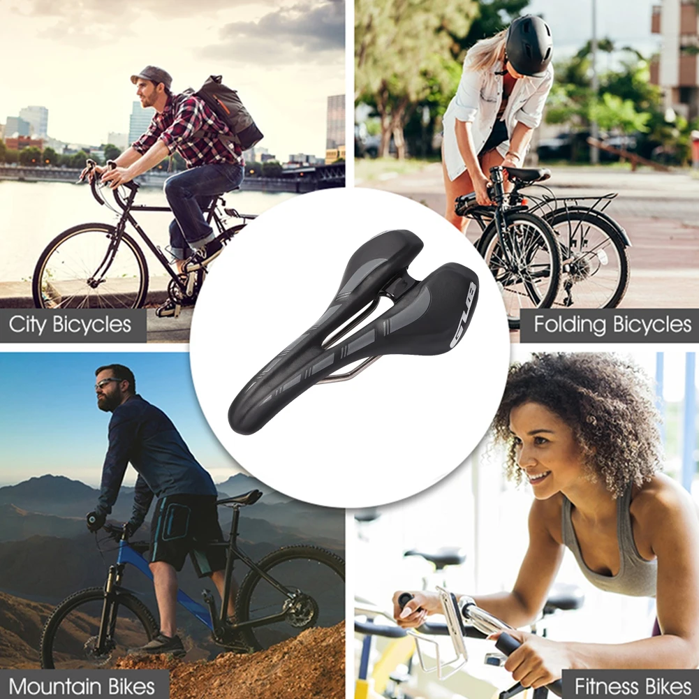 

MTB Bike Hollow Saddle Chromium Molybdenum Steel Bow Road Bicycle Durable Seat Cushion Cycling Accessory