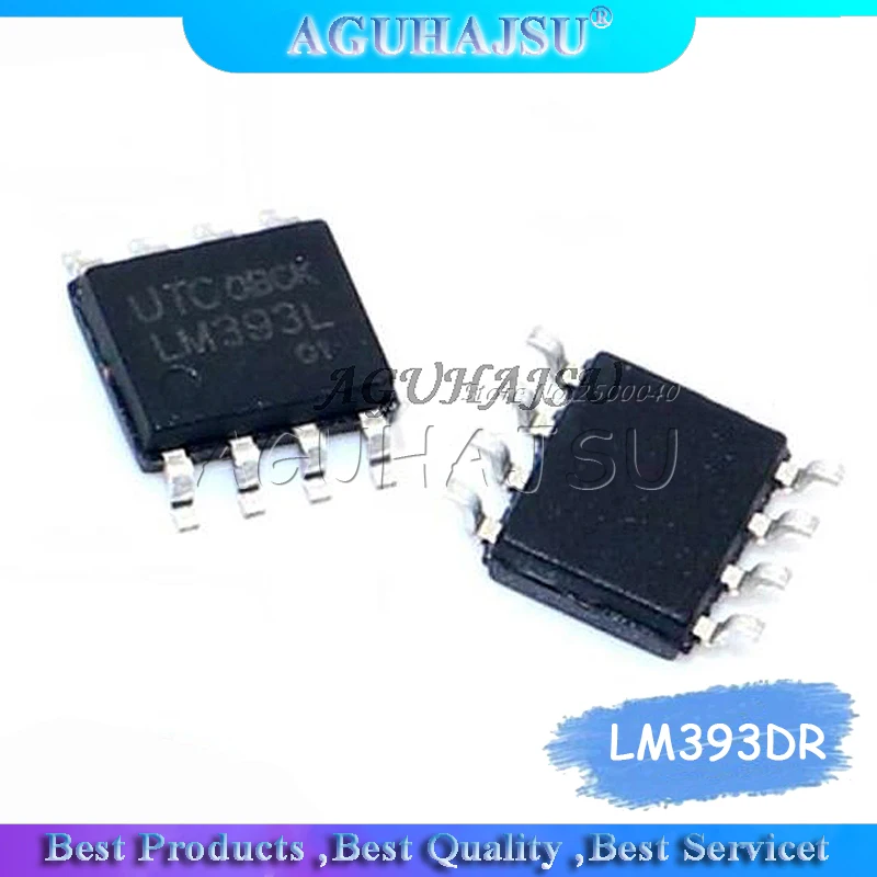 100 шт. LM393DR LM393 SOP8 SOP LM393DT LM393DR2G SMD новый оригинальный | Электронные компоненты и