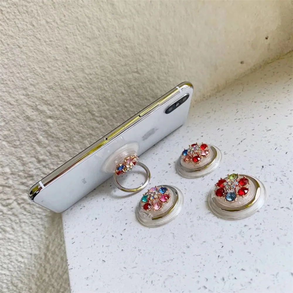 Бриллиантовое кольцо с цветами держатель подставка для мобильного телефона