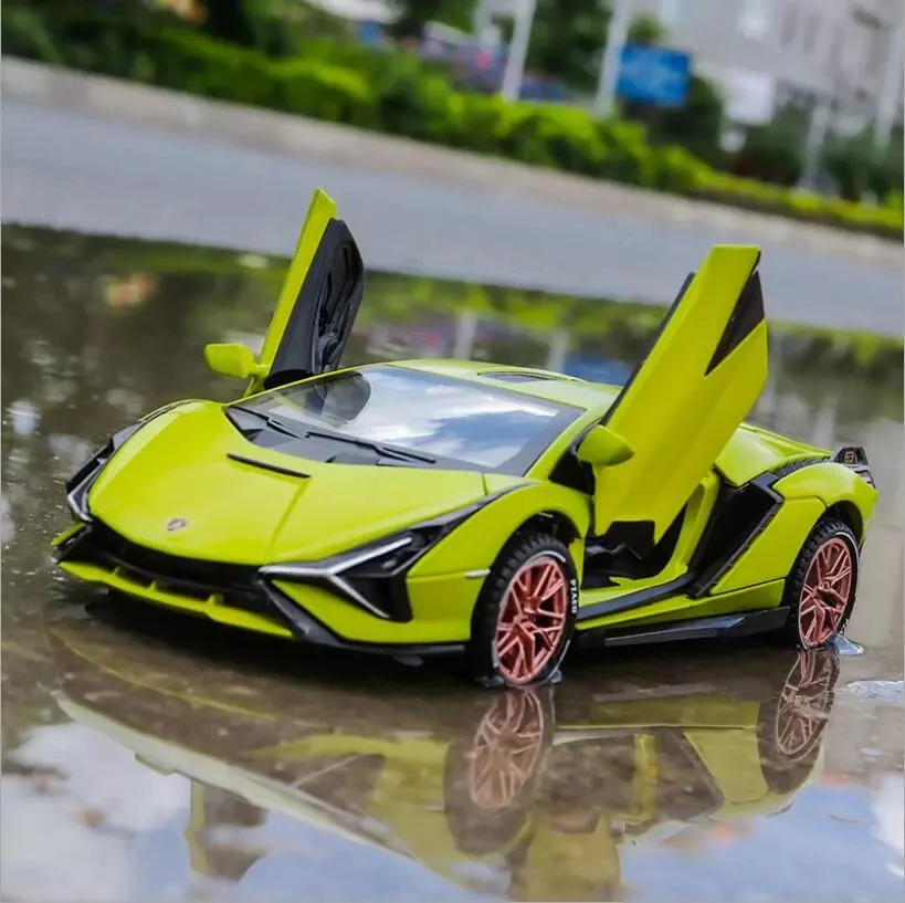 

2021New Car Model 1/32 Lamborghini-SIAN Alloy Sports Car Limited Edition Metal Car Model Children's Toy Car Toy Gift For Boy