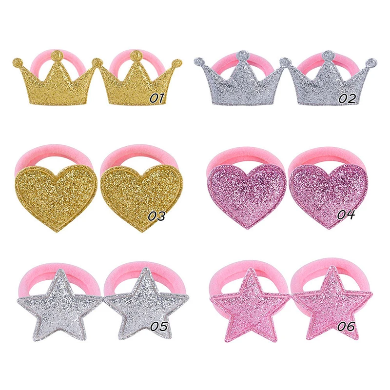 Распродажа 2 шт./Лот головной убор принцессы пять звезд детский Детские резинки