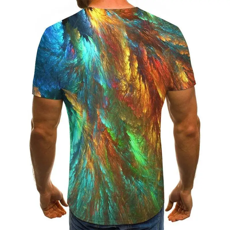 

2021 New summer new arrival Anime 3d print t shirt clolrful streetwear men Women fashion t-shirt Harajuku shirts tshirt