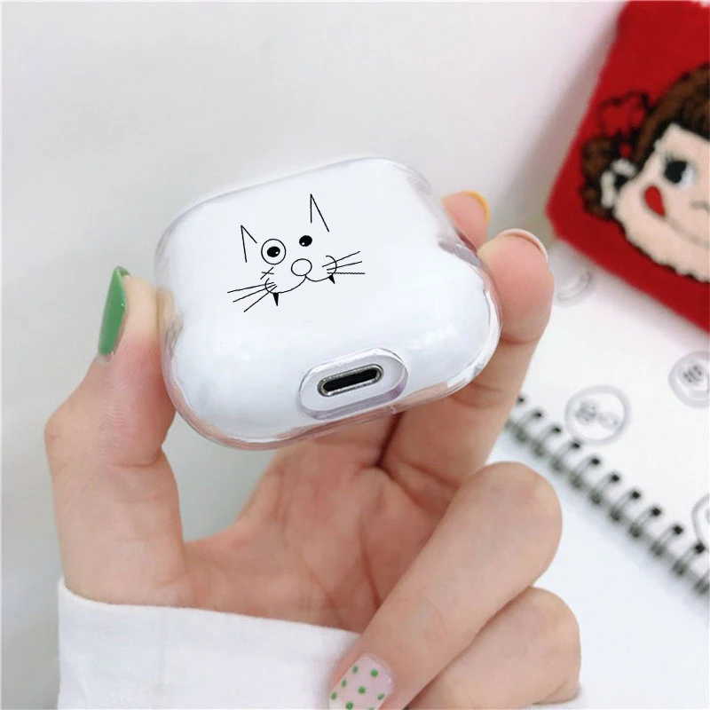 

Soft TPU For Air Pods Case Cartoon Lovely For Airpods 1/2 Case Protective Charging Bluetooth Earphone Accessories For Air Pods