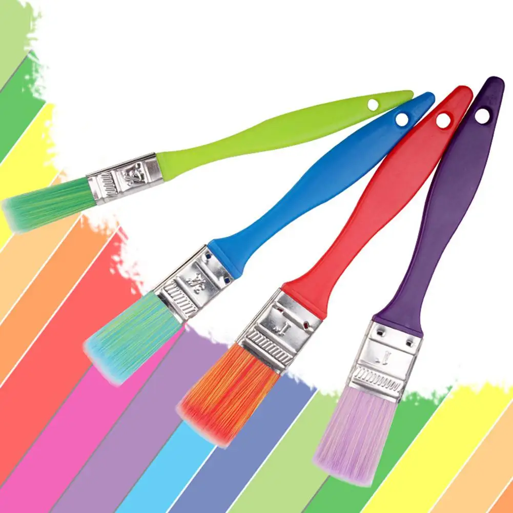 

4pcs/set Colorful DIY Children Painting Brush Nylon Hair Brush Early Education Brush r20
