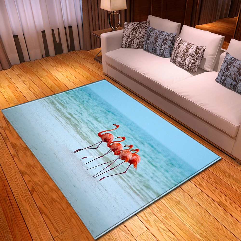 3D ковер с Фламинго в скандинавском стиле домашний декоративный детский игровой