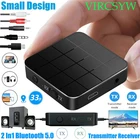 Аудиоприемник Bluetooth 5,0, трансмиттер AUX RCA с разъемом 3,5 мм, USB музыкальные стерео Беспроводные адаптеры для автомобиля, ТВ, ПК, колонки, наушники