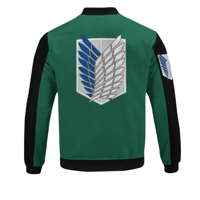 Летная куртка-бомбер атака на Титанов куртка в японском стиле аниме для косплея