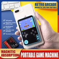 500 game mini gameboy portable retro handheld game consoles with 2 4 inch color lcd screen for magnetic mobile phone cases