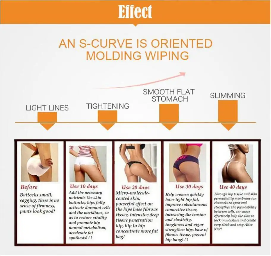 120 г натуральный крем для увеличения попы сексуальные бедра дермальные