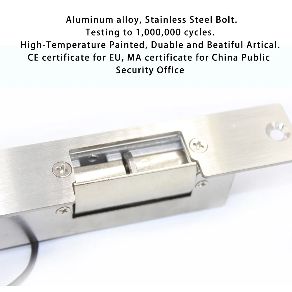 electric strike lock door electronic lock for access control system fail secure fail safe stainless 12v dc no nc lock feedback free global shipping