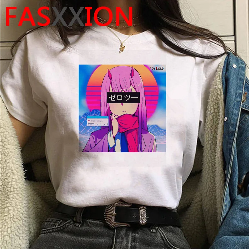 Женская футболка Vaporwave летние топы эстетическая унисекс размера плюс с рисунком