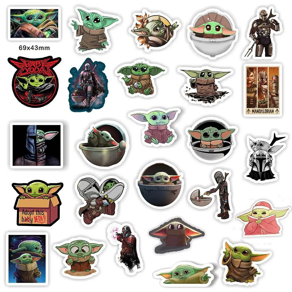 10/30/50 шт. декоративные наклейки Звездные войны |