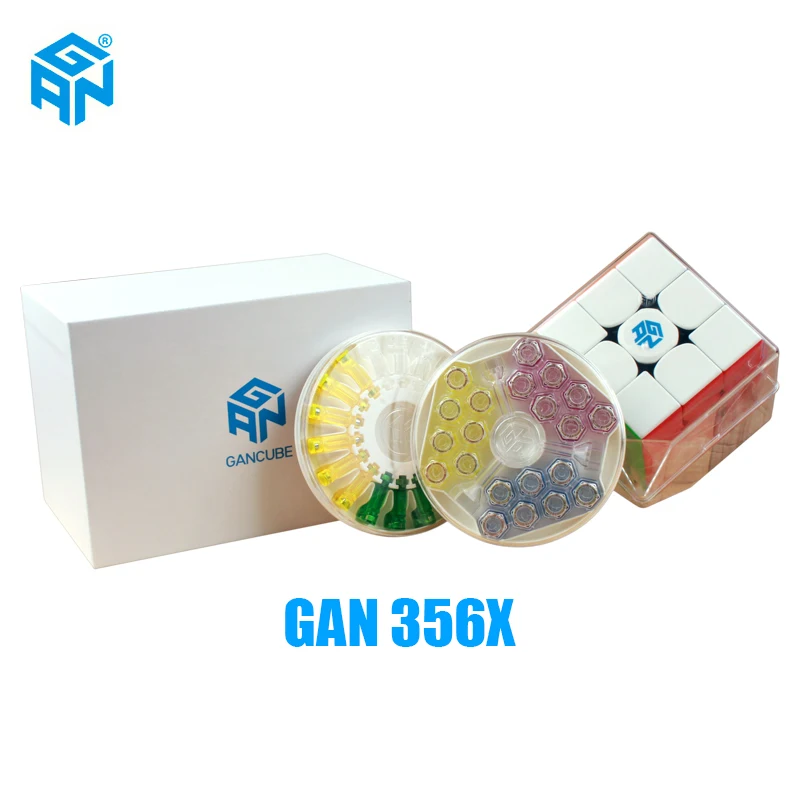 GAN356 X 3x3x3 магический Магнитный скоростной куб профессиональный gans головоломка gan354 M магниты cubo magico gan 356 R 3x3