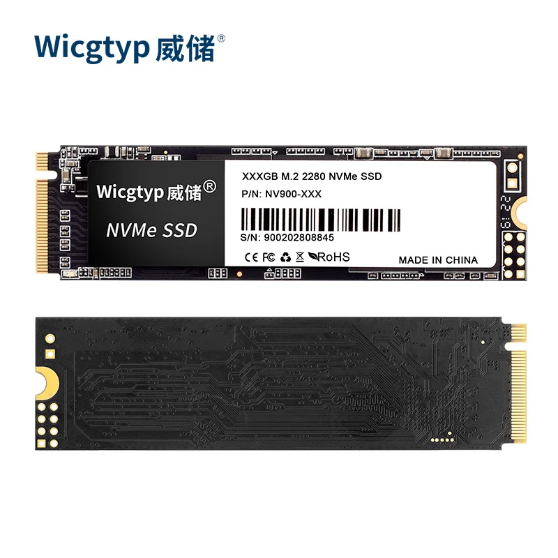 Wicgtyp M.2 SSD PCIe 128 ГБ 256 512 ТБ жесткий диск NVMe pcie внутренний для ноутбука MSI/Thinkpad P50 |
