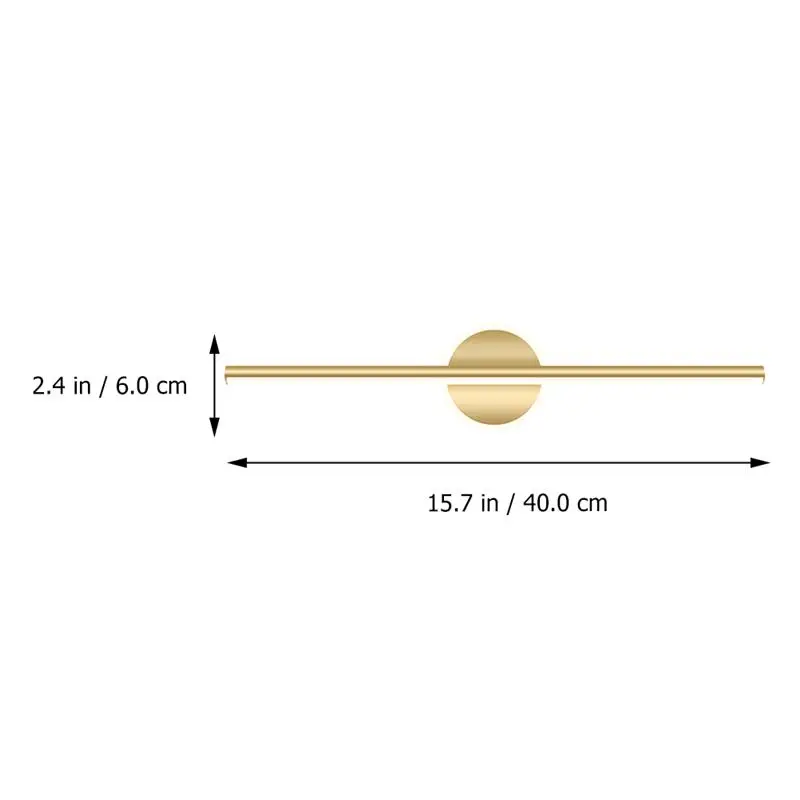 

1pc Mirror Lighting Fixture Chic Simple Makeup Mirror Wall Light LED Vanity Light for Indoor