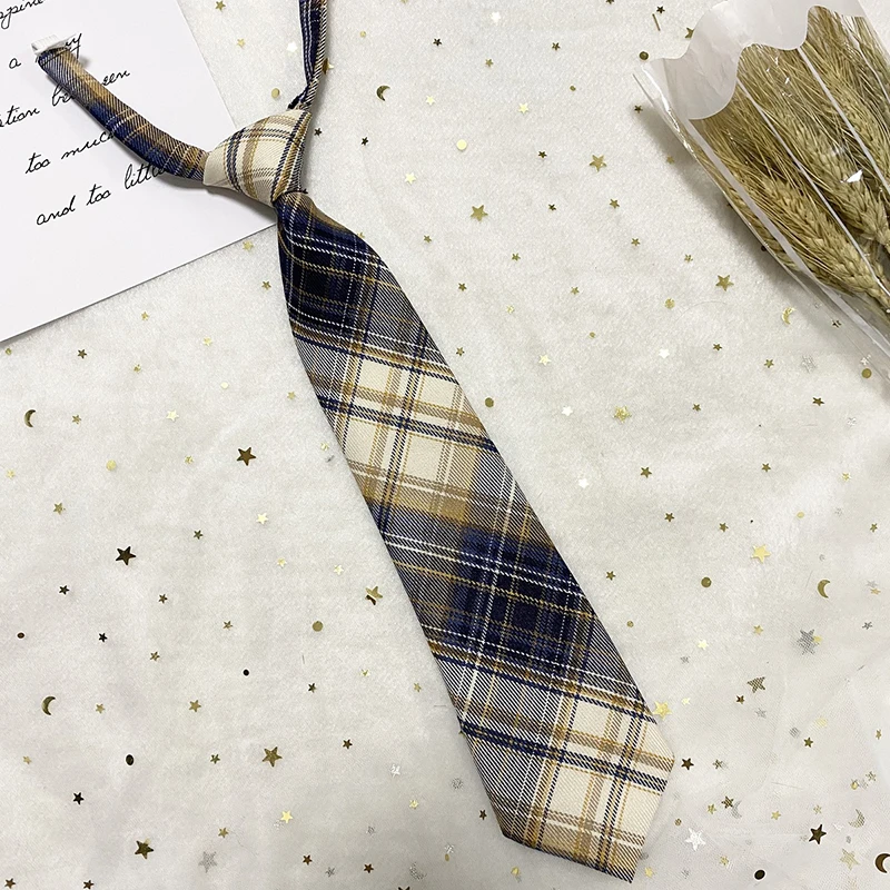 Колледжа в полоску и клетку Женский Галстук-бабочка модный школьный Косплей