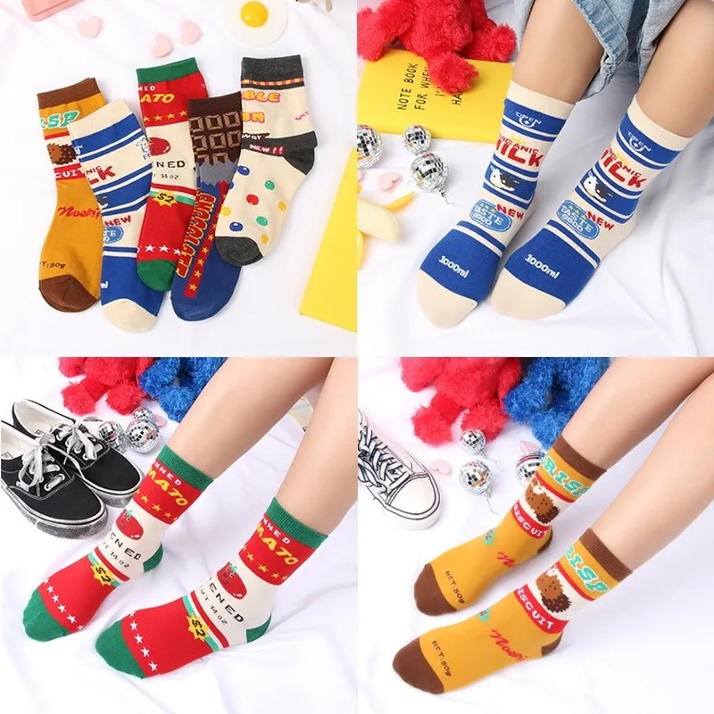 

Женские носки, милые женские носки в японском стиле Харадзюку, милые носки в Корейском стиле с изображением бочонка молока, 11101