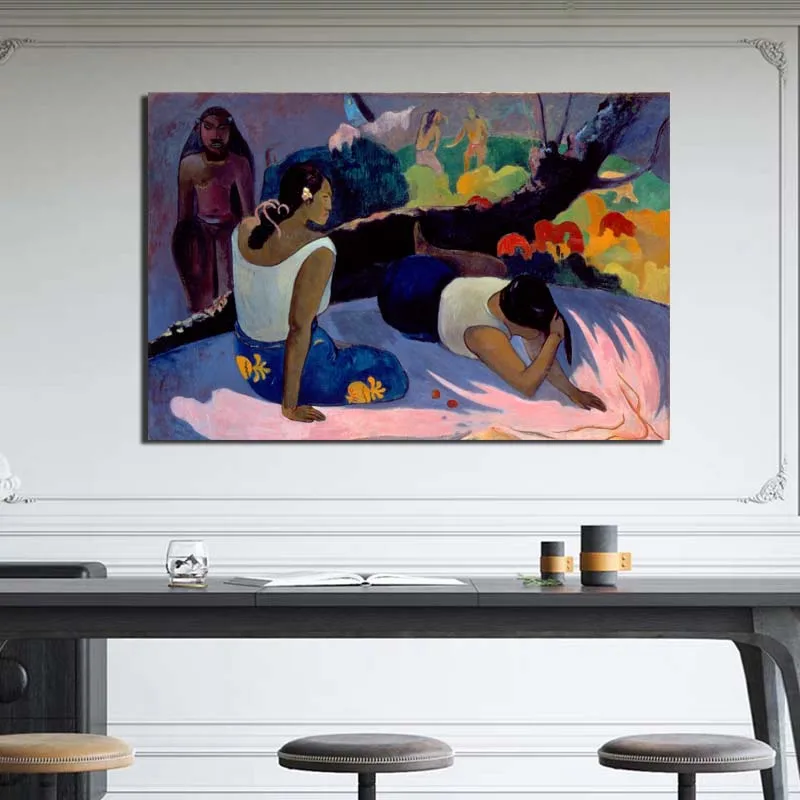 

Paul Gauguin Reclining Tahitian Women Canvas Painting Print Living Room Home Decor Modern Wall Art Oil Painting Posters Pictures