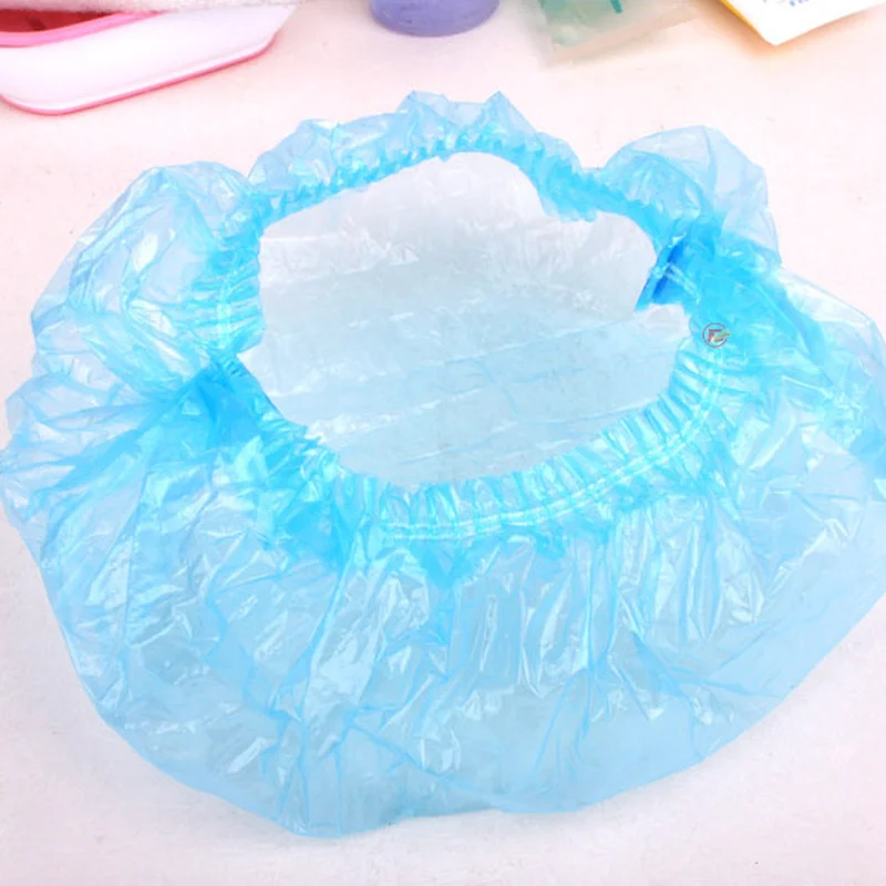 Одноразовые пластиковые шапки для волос спа-салонов 10 шт./компл. прозрачная