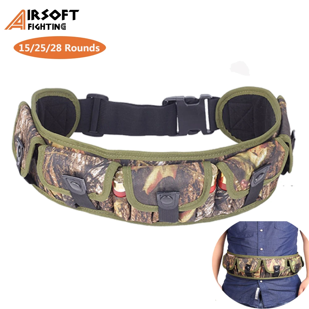 

Тактический патрон для патронов 15/25/28 патронов, поясной ремень для патронов 12/20 GA, чехол для патронов для дробовика, ремень картридж для охот...