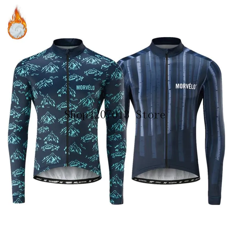 Мужская теплая флисовая одежда для велоспорта на зиму 2019|Майки велоспорта| |