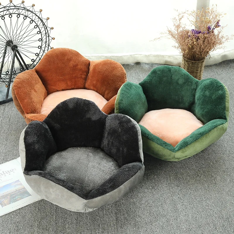 

Pet Dog Cat Warm Bed Winter Lovely Dog Bed Soft Material Pet Nest Cute Paw Kennel For Cat Puppy Sofa Beds For Dogs Accessories