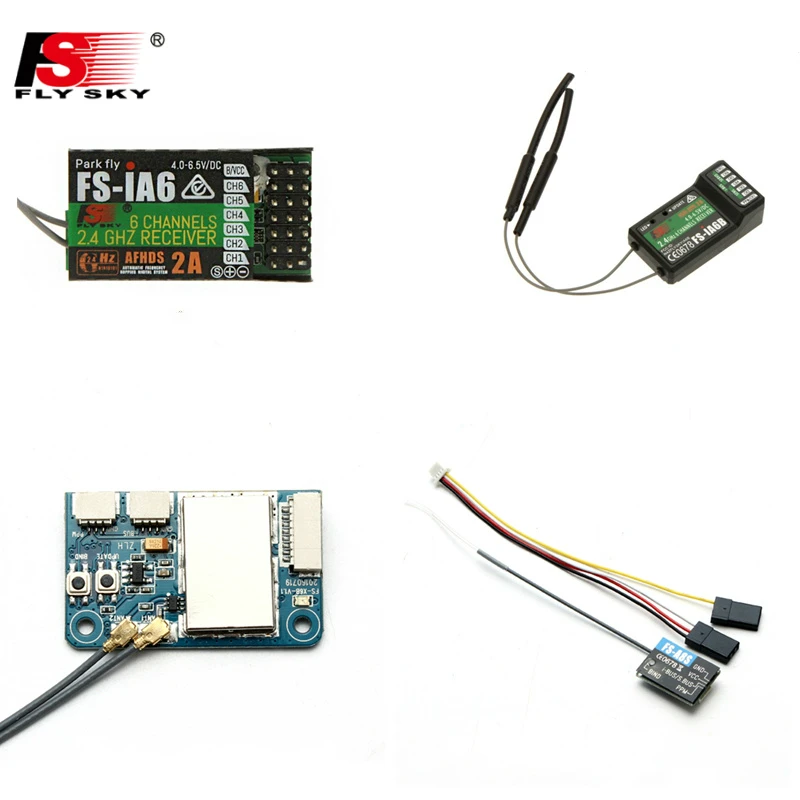 Радиопередатчик FLYSKY IA6 IA6B X6B A8S V2 R6B GR3F GR3E R9B X8B IA10B 2 4G для I6 I6X I6S|Детали и аксессуары| |