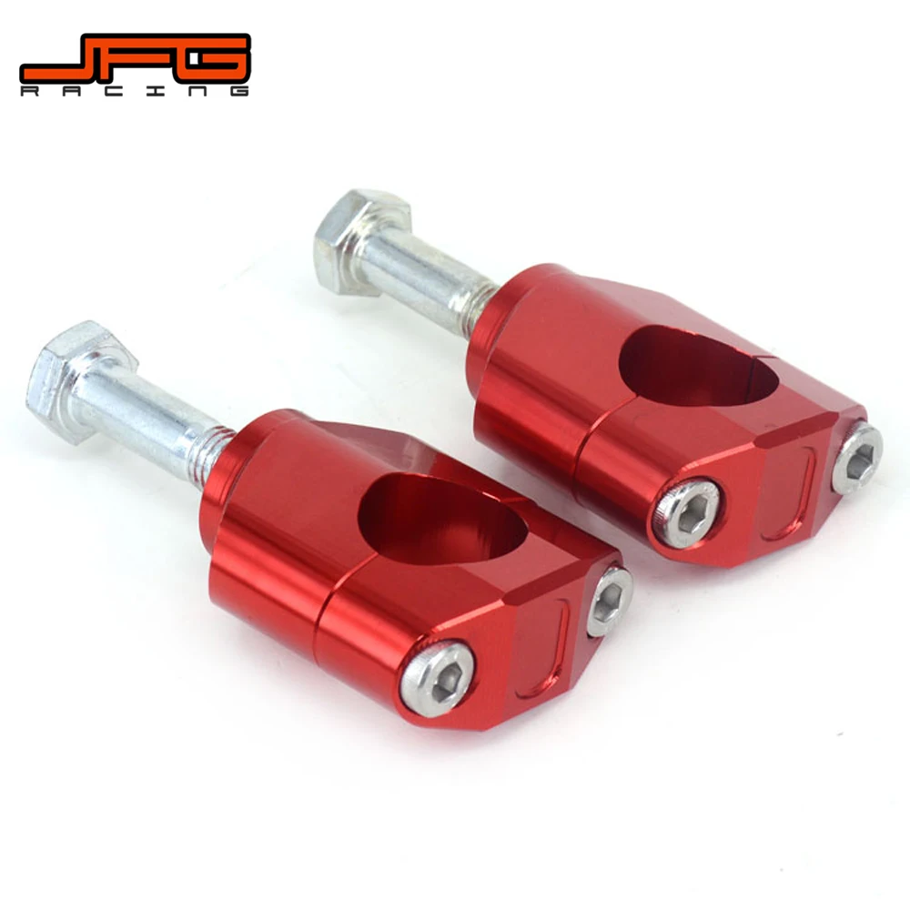 28 мм 1 1/8 CNC Руль Бар Riser Raiser зажим Крепление для HONDA CR CRF CRF250 CRF450 CR125 CR250 CRF250R CRF450R CRF250X CRF450X - Цвет: Red