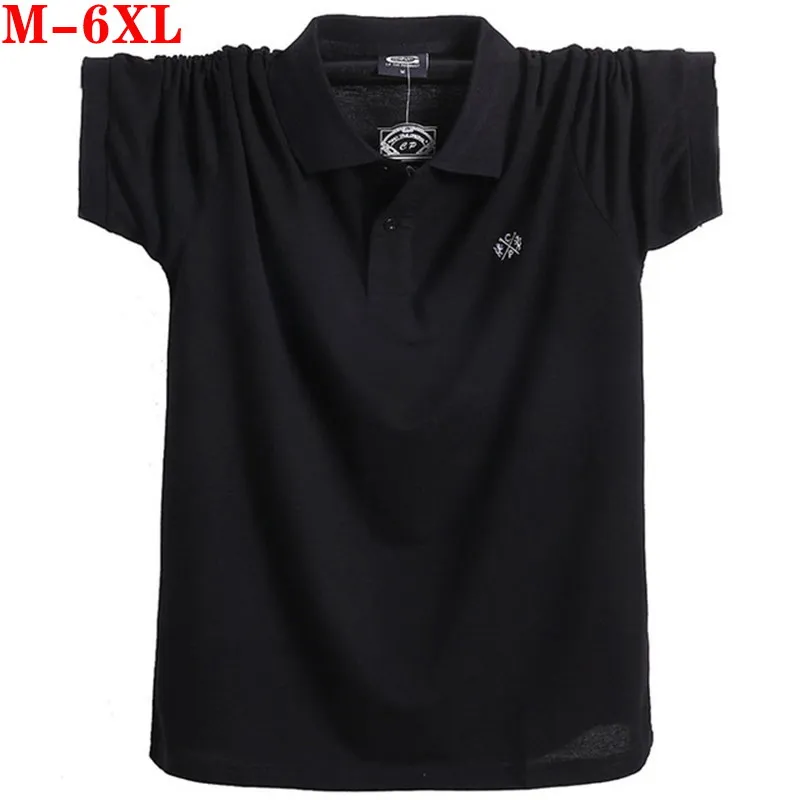 

Summer Men Polo Shirt Brand Clothing Cotton Men Business Casual Male Polo Shirt Short Sleeve Breathable Soft Polo Shirt 6XL 1808