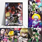 Алмазная живопись Стразы, японские аниме персонажи охотника X Hunter, картина, настенное искусство, мозаика, домашний декор для детской спальни