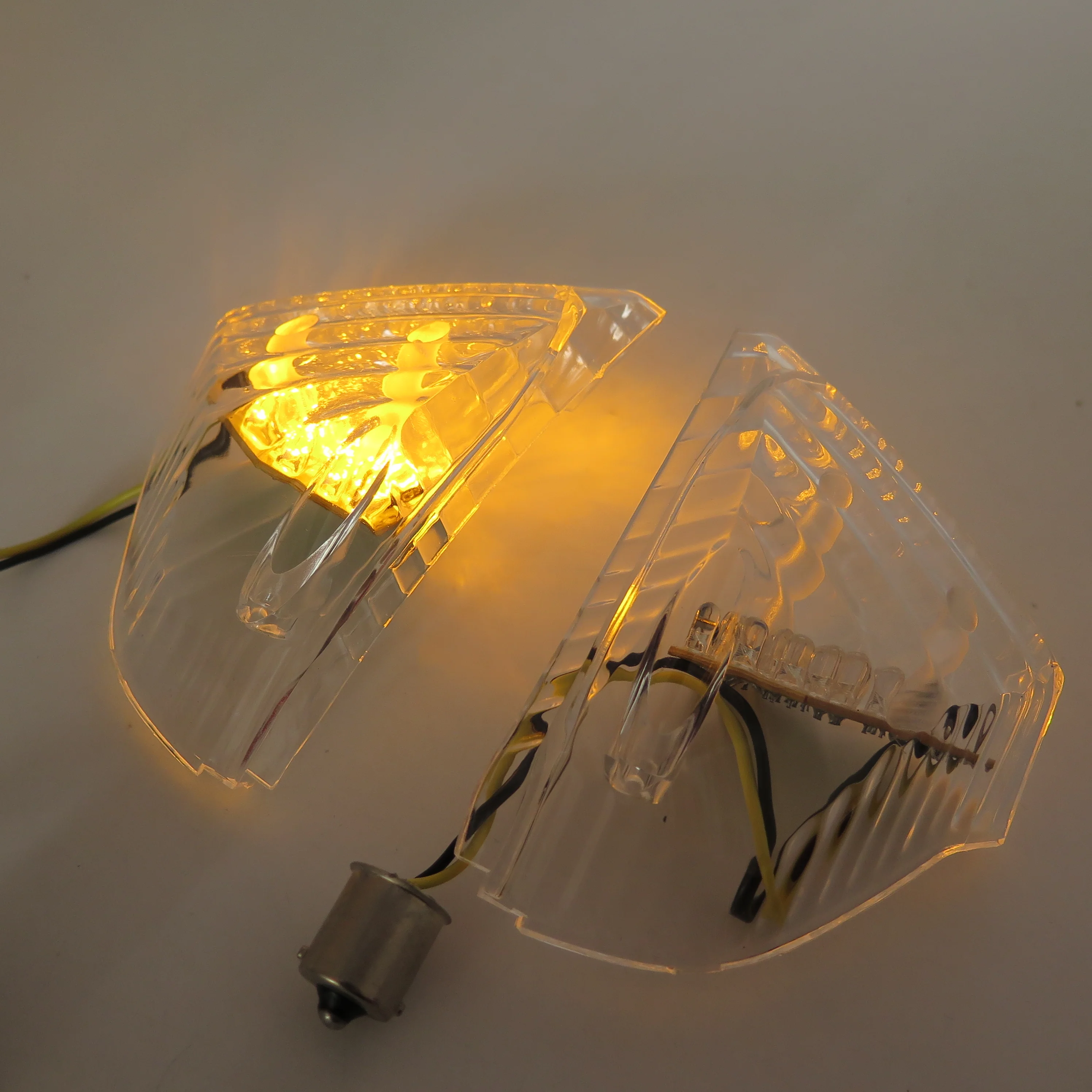 Aftermarket free shipping motorcycle parts Motorcycle CLEAR Led Signal Tail Light Cover For Suzuki Gsx-R 1000 2005 2006 |