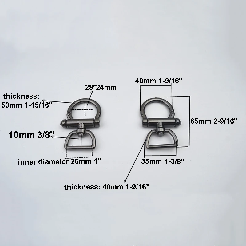 1 шт. металлический поворотный крючок с защелкой для глаз D кольцевой триггер