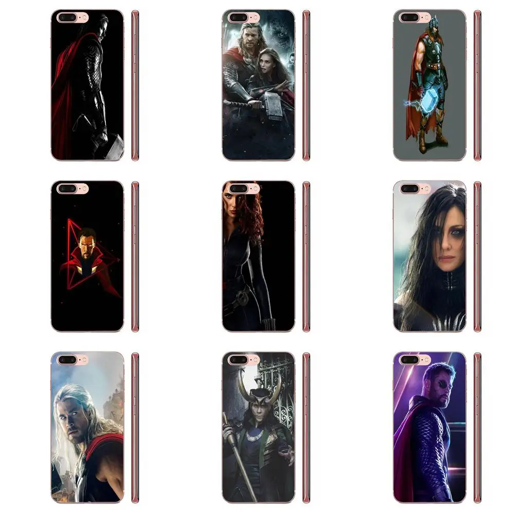 Чехол Loki Thor Cute для Xiaomi Redmi 3 3S 4 4A 4X 5 6 6A 7 K20 Note 2 5A Plus Pro из прозрачного силикона.