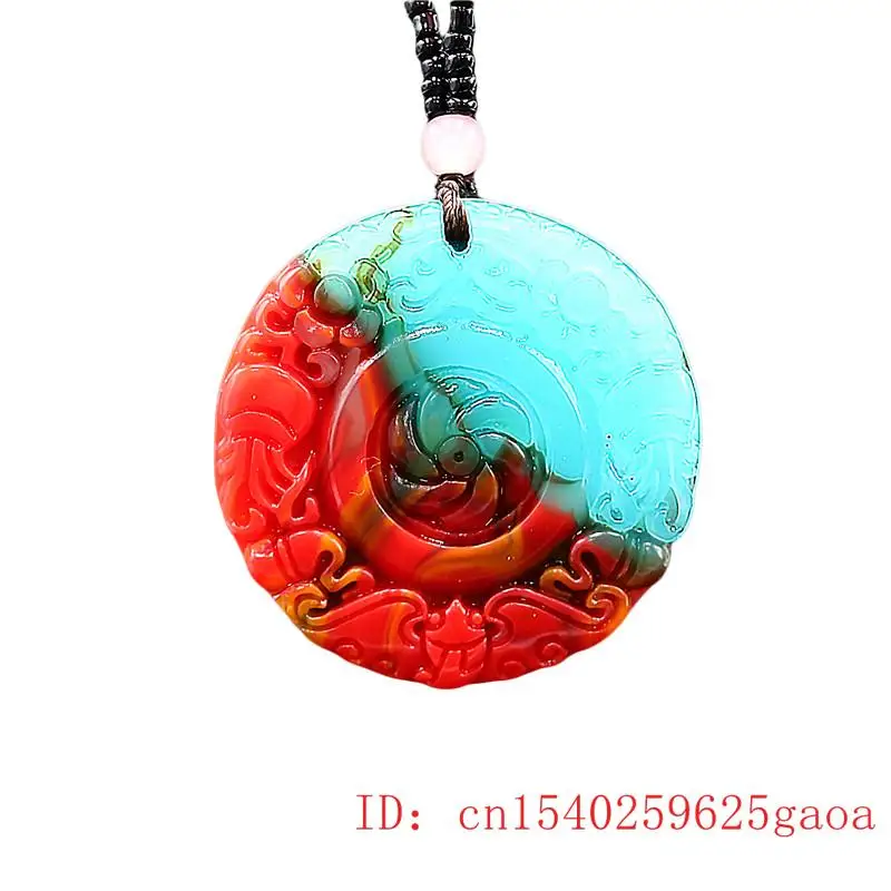 

Цветной кулон-летучая мышь воин резной Модный китайский Амулет ожерелье из нефрита Ювелирные изделия натуральные подарки