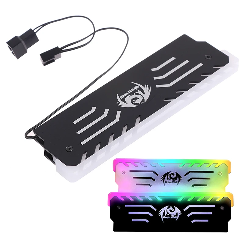 

Радиатор 3PIN охлаждающий жилет с памятью 256 RGB автоматический радиатор для ЦП алюминиевый радиатор для ОЗУ компьютера DDR3 DD R4