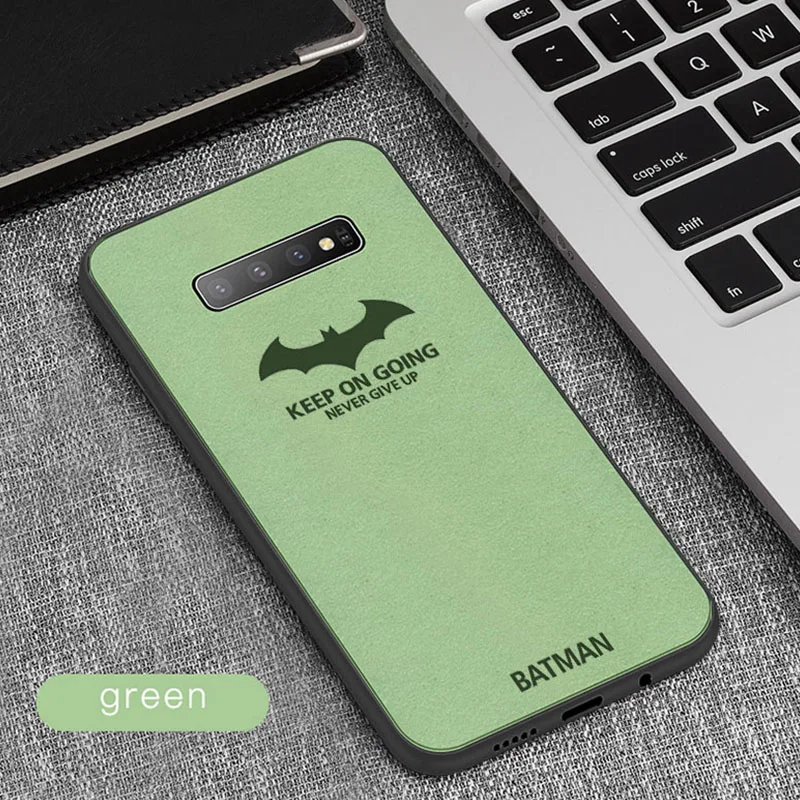 Design 9 Роскошные Бэтмен поворот Меховой чехол для телефона для samsung Galaxy S10 e 5G S9 S8 Plus Note 10 9 8 ультра-тонкий автомобильный кожаный защитный корпус - Цвет: Design 9