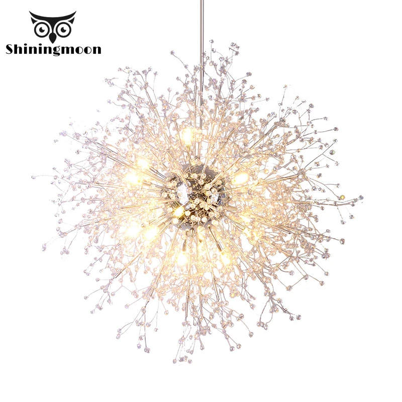 Скандинавские Светодиодные хрустальные люстры современные креативные