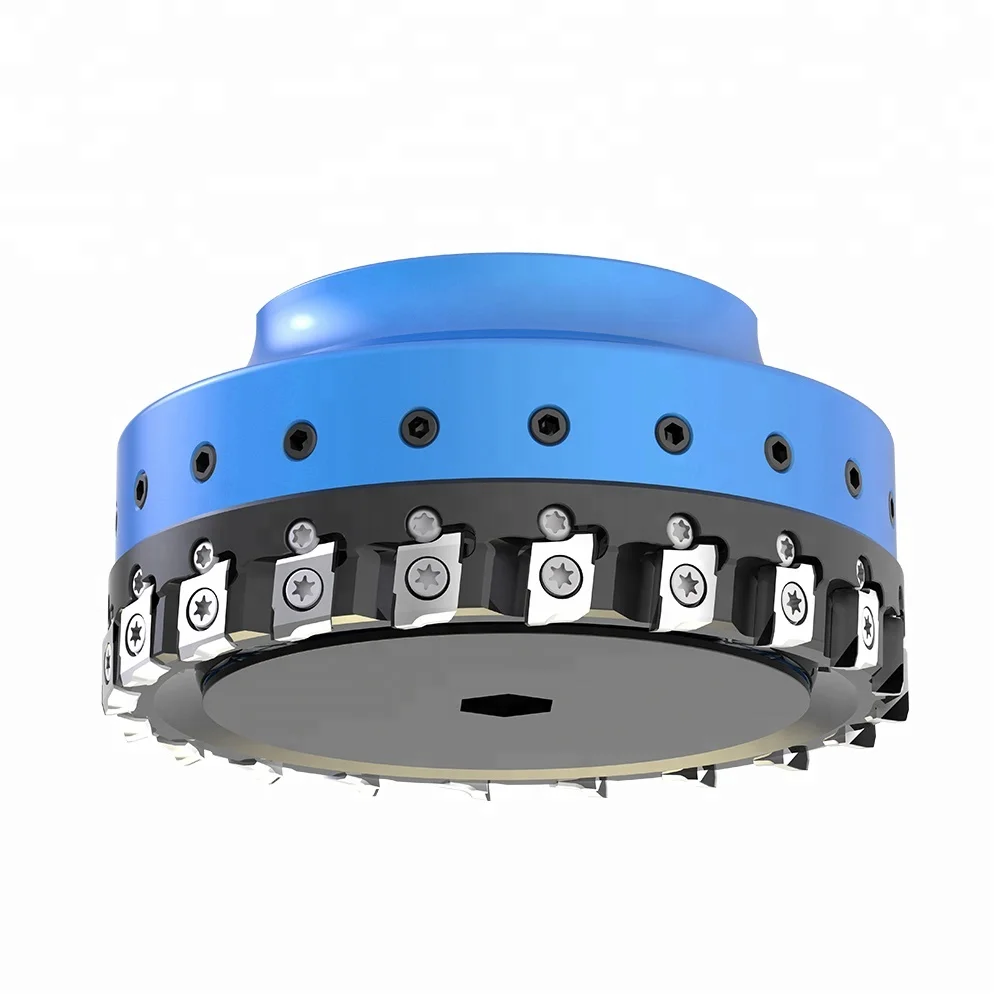 

PCD indexable face milling cutter