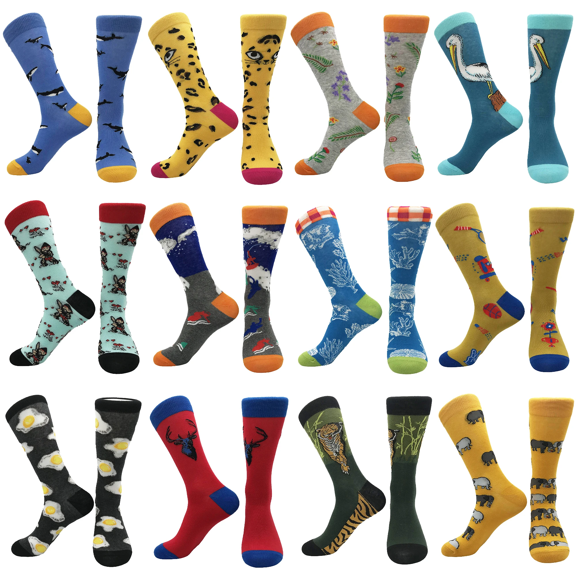 

2021 autumn new trend cheerful color embroidered tube socks men's socks skateboard sports home ladies student socks