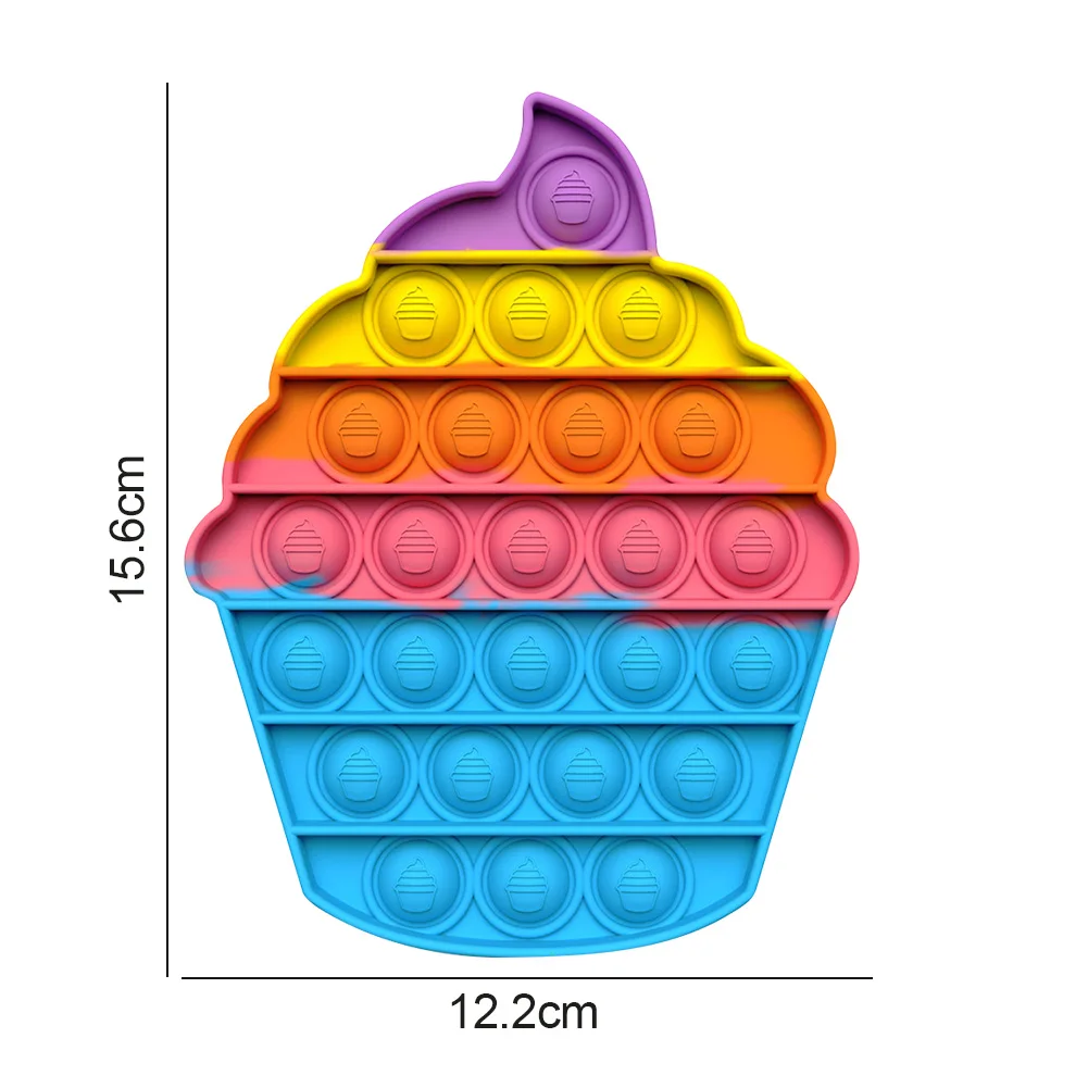 

Push Bubble Sensory Toys Autistic Desktop Puzzle Soft Pressure Release Toys Adult Children's Fun Decompression Toys