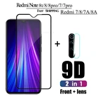 Закаленное стекло 2 в 1 для Xiaomi Redmi Note 7 8 Pro 8T, защитная пленка для экрана камеры Xiomi, наклейка на объектив Xaomi Redmi 7 8 A 7A 8A, стекло