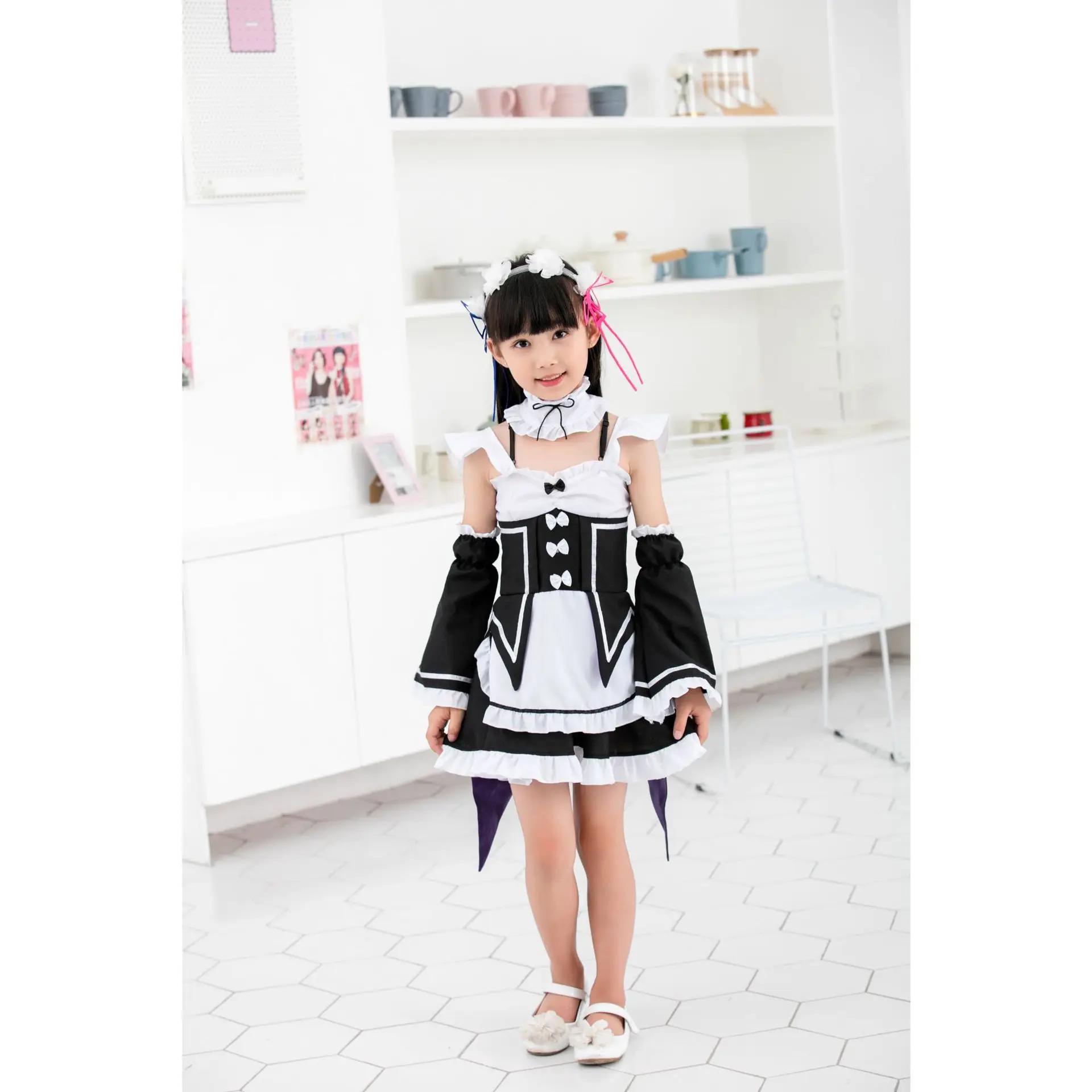 2019 Хэллоуин Рождество детский Аниме Косплей Костюм Детский сад игра