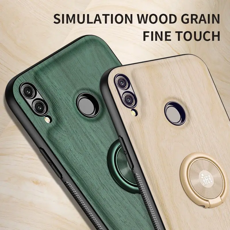 

For Huawei Honor 8x 9a X10 30s 30 V30 Pro Case Wood Grain Leather For Huawei Nova 3i 4 6 7 Se Nova 5i 7 Pro Splicing Case