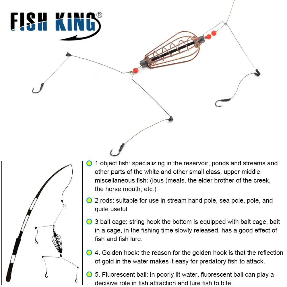 FISH KING рыболовные приманки из нержавеющей стали для ловли карпа 20 45 г|Рыболовные