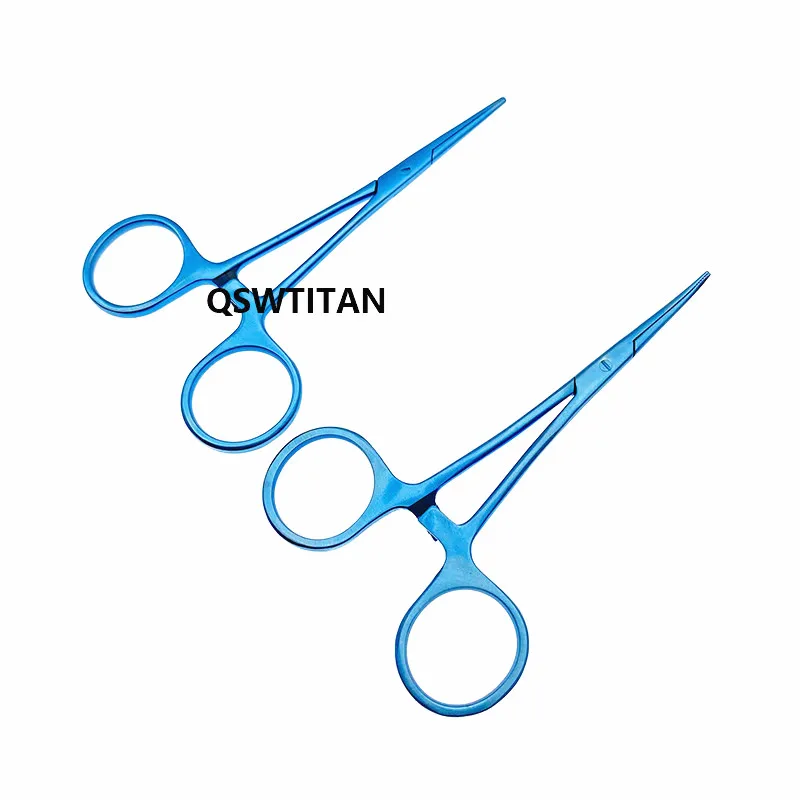 2 шт. Титан Halsted гемостатические москитные щипцы прямой изогнутый