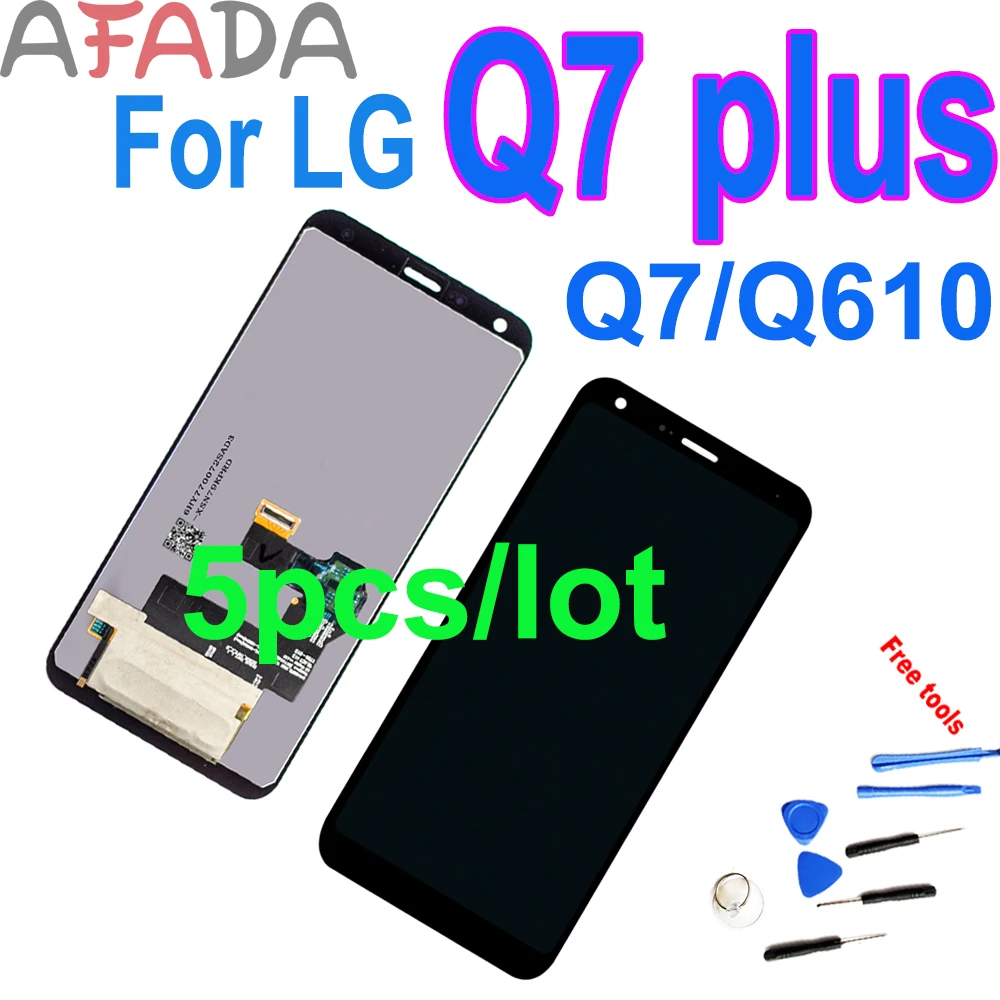 Pantalla LCD de 5,5 pulgadas para LG Q7, montaje de digitalizador t&aacute;ctil, reemplazo, 10 Uds.-0