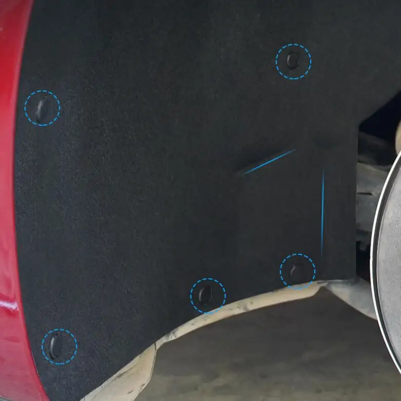 Хлопковые шумоизоляционные аксессуары для Tesla модель 3 2017 2018 2019 2 шт. | Автомобили и