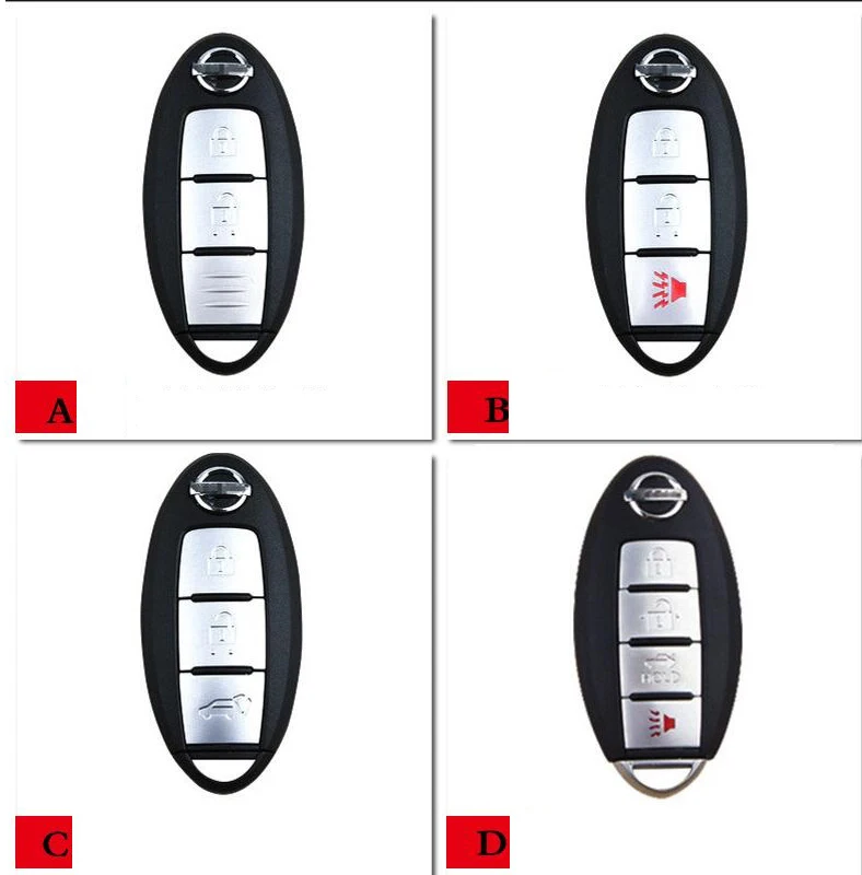 Глянцевый чехол для ключа из углеродного волокна ABS Nissan Qashqai J11 X-Trail t31 t32 kicks Tiida