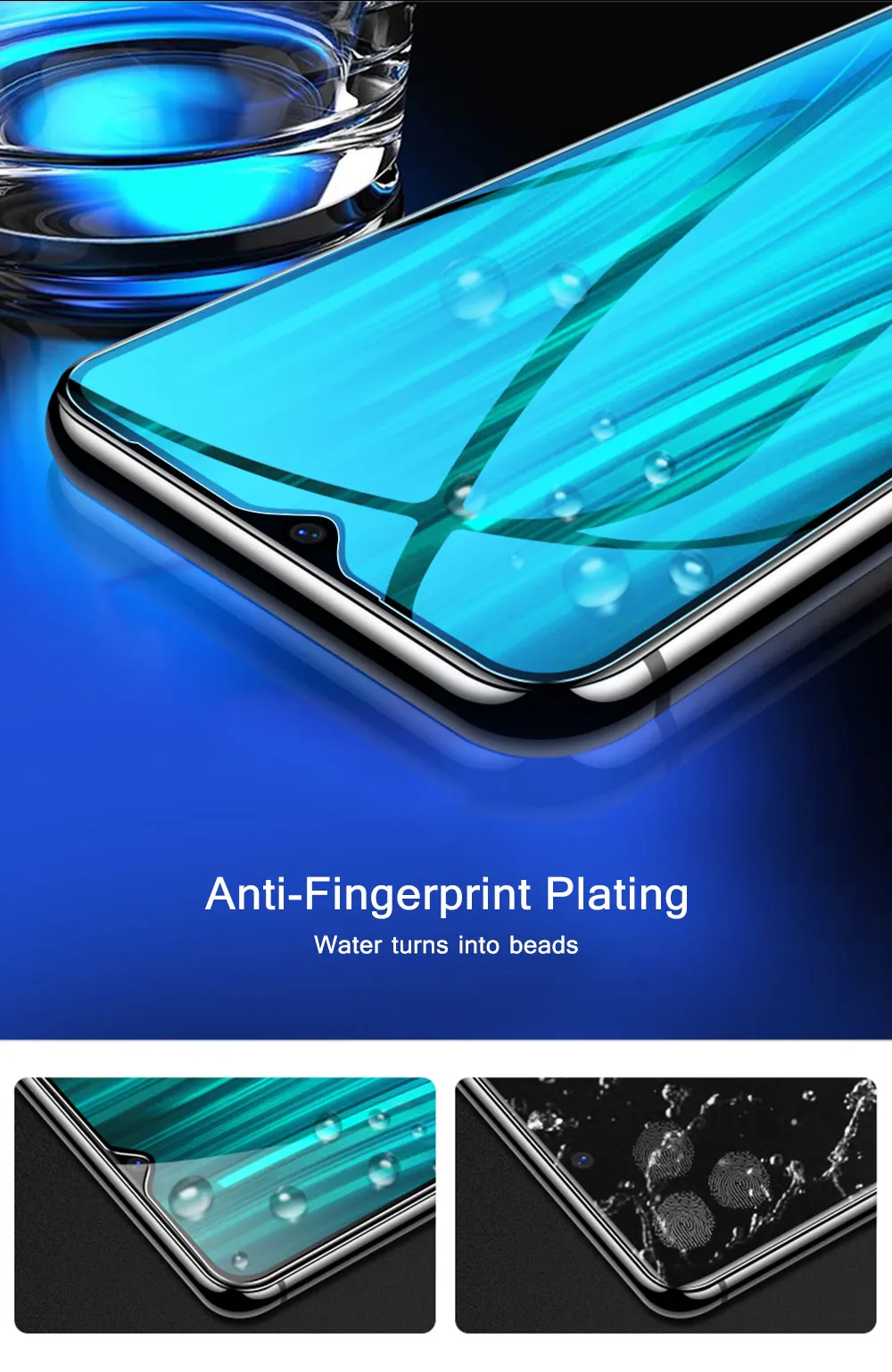 Стекло для Xiaomi Redmi Note 8 Pro закаленное стекло полное покрытие защитная пленка ультра-тонкая защитная пленка для экрана для Xiaomi Redmi Note8 Pro